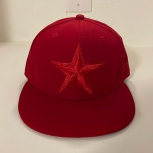 RED Dallas Cowboys hat